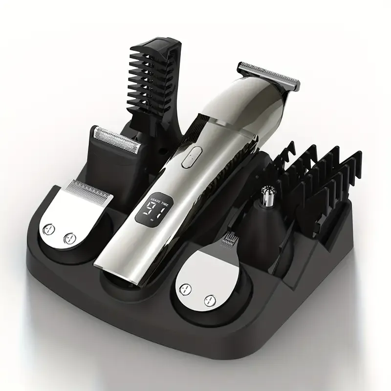Hair Clippers for Men with Electric Razor, Shavers, Trimmers for Mustache, Body, Face, Nose & Ear Hair - Perfect Gifts for Him
