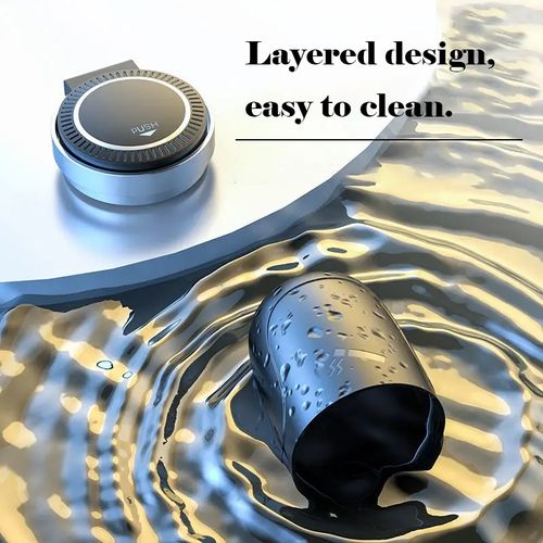 Car Cigarette Ashtray Cup With Lid With LED Light