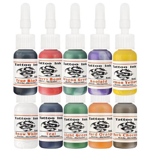 Liner Shader Machine Tattoo Power Supply Inks Pigment Set