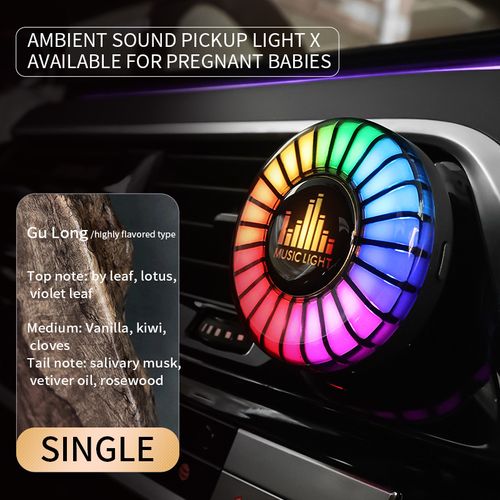 Vehicle-mounted aromatherapy music rhythm lamp