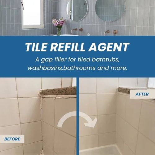 Tile Refill Agent: Waterproof and Mold-Proof Sealant for Tiled Surfaces