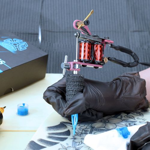 Liner Shader Machine Tattoo Power Supply Inks Pigment Set