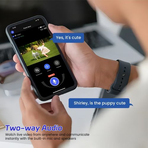 HD night vision wireless video doorbell
