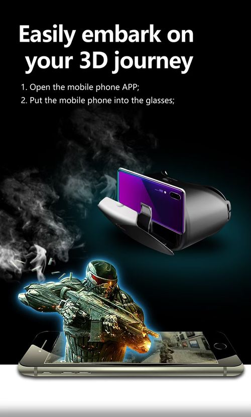 Virtual Reality Glasses for 3D movie