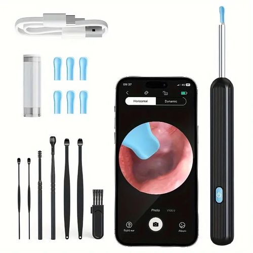Wireless Ear Wax Removal Tool with Camera and Light