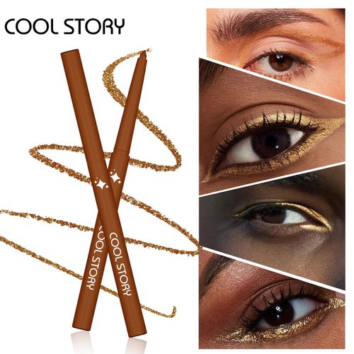 Multicolor Gel Glitter Eyeliner Waterproof Long-Wear Gel Pencil Eyeliner