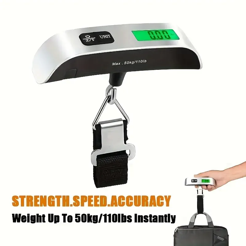 50 kg High Quality Portable LCD Display Hanging Digital Luggage Weighing Scale
