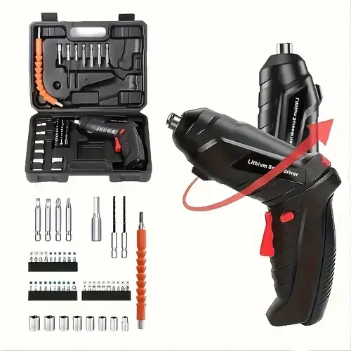 Tools Box Kit Set With Electric Drill Machine