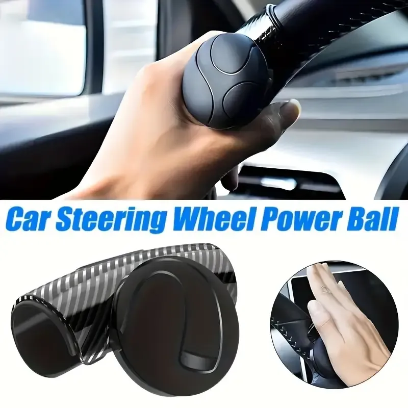 Car Steering Wheel Assist Driving Booster Ball One-hand Control Non-slip Silicone Steering Wheel Knob