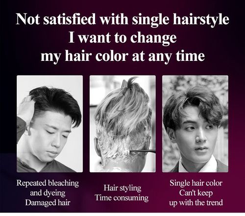 Disposable dyeing and styling hair coloring wax (2 boxes)