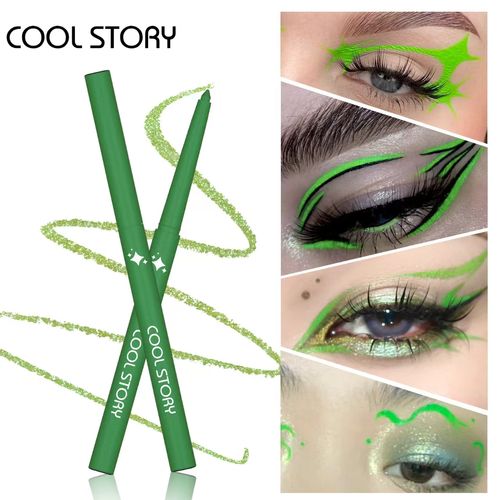 Multicolor Gel Glitter Eyeliner Waterproof Long-Wear Gel Pencil Eyeliner