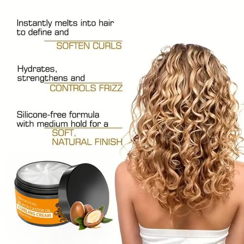 Black Castor Oil Curl Defining Cream