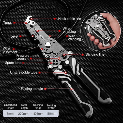 ⚡️Promotion⚡️New Upgrade 18-in-1 Multifunctional Folding Pliers