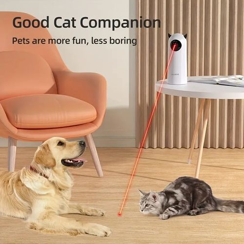 Interactive Smart Pet Laser Light Toy - Indoor Playmate for Cats and Dogs