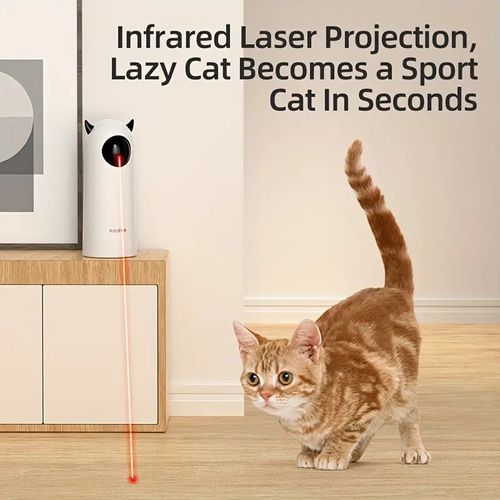 Interactive Smart Pet Laser Light Toy - Indoor Playmate for Cats and Dogs