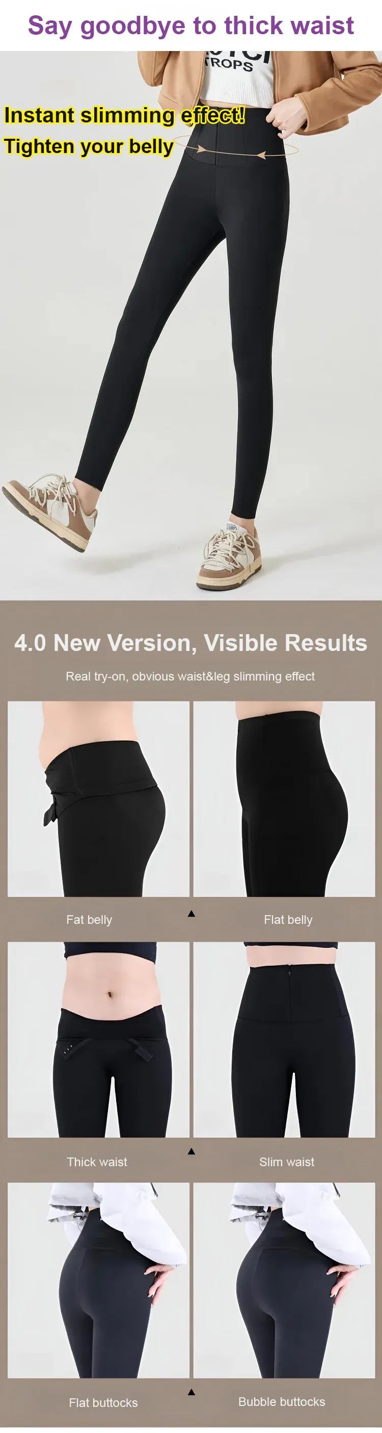 🔥New Zipper Microfleece Barbie High Waist & Hip Lift Pants