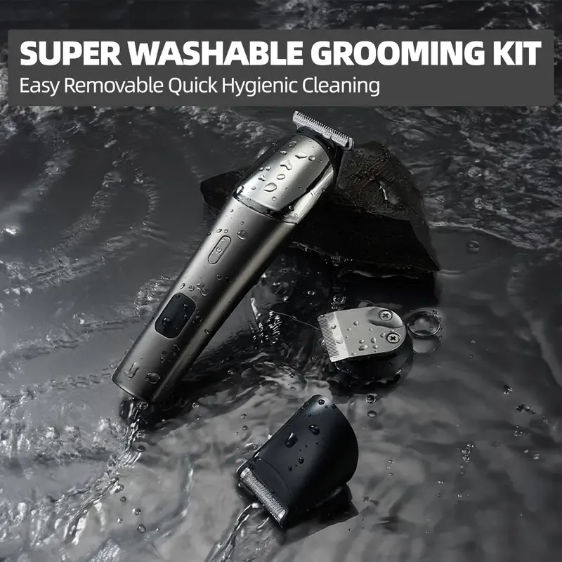 Hair Clippers for Men with Electric Razor, Shavers, Trimmers for Mustache, Body, Face, Nose & Ear Hair - Perfect Gifts for Him