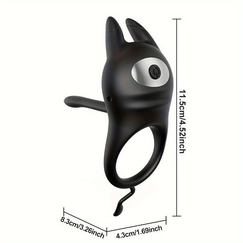 Ultimate Vibrating Penis Ring - 10 Intense Vibration Modes, 2-in-1 Silicone Cock Ring for Enhanced Male Pleasure, Couples' Adult Toy for Intimacy and Exploration