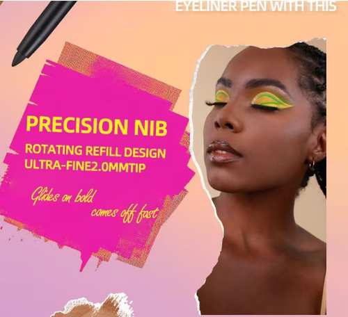 Multicolor Gel Glitter Eyeliner Waterproof Long-Wear Gel Pencil Eyeliner