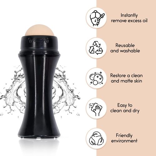 （Buy one get one free）Oil-Absorbing Face Roller - Your Secret to Fresh, Shine-Free Skin