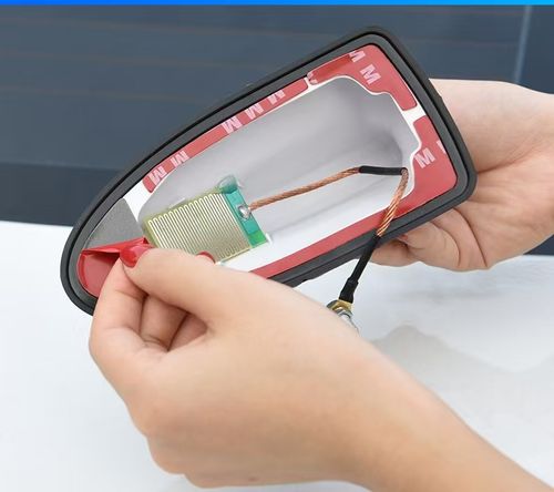 (Antenna decoration without punching)Design Universal Car Shark Fin Antenna Roof Antenna