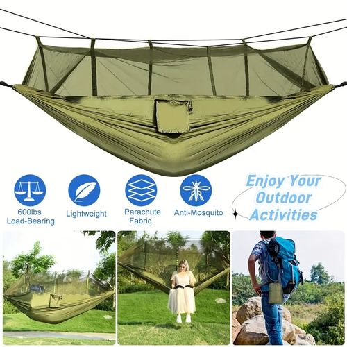 Person Outdoor Hammock with Mosquito Net