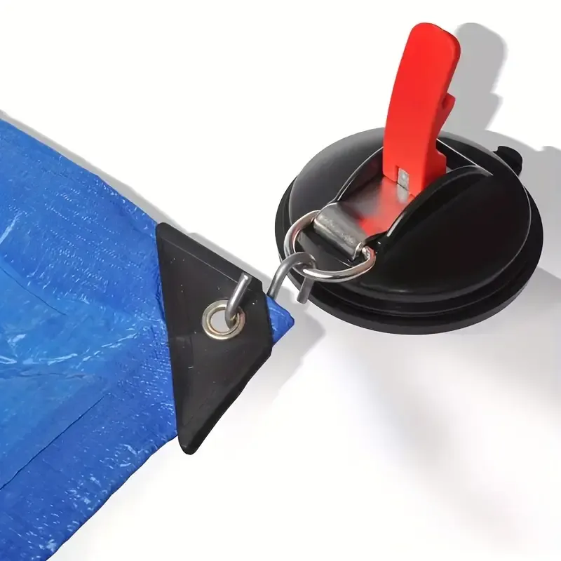 Heavy Powerful Sucker Cup Duty With Securing S Hook Tie Down Camping Tarp Tents Car Mount Luggage Suction Cup Anchor