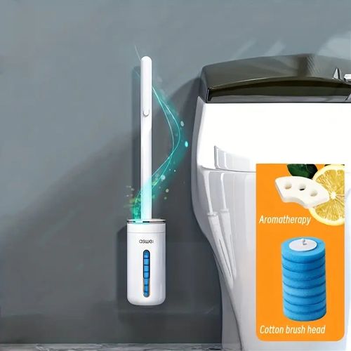 Upgraded Design Of Toilet Brush And Bracket Set