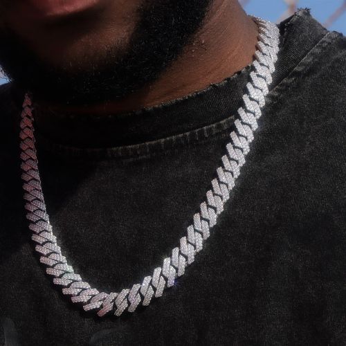 （No fading of colours！！！）Hip Hop Cuban Link Chain Necklace