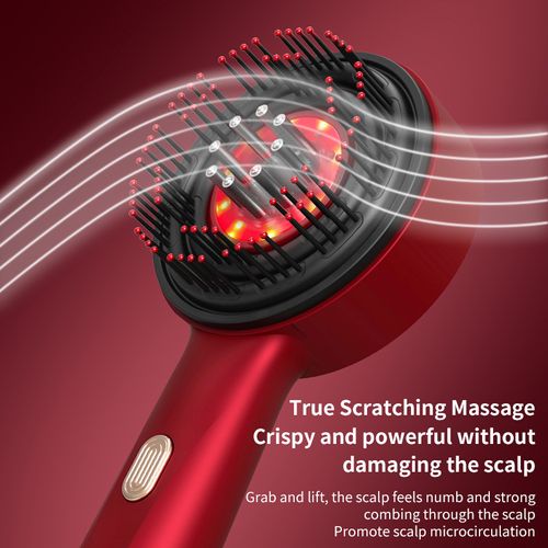 Electric massage comb, home head red light hair care, hair care, hair dressing, hair combing, skin meridian massage device