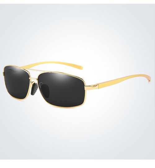 Ultra Lightweight Rectangular Polarized Sunglasses UV400 Protection