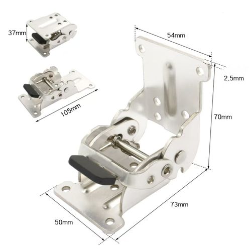 Heavy-Duty Folding Hinge Table Legs
