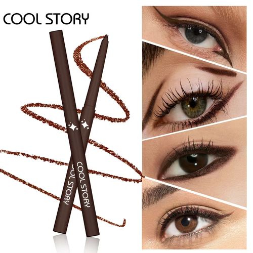 Multicolor Gel Glitter Eyeliner Waterproof Long-Wear Gel Pencil Eyeliner