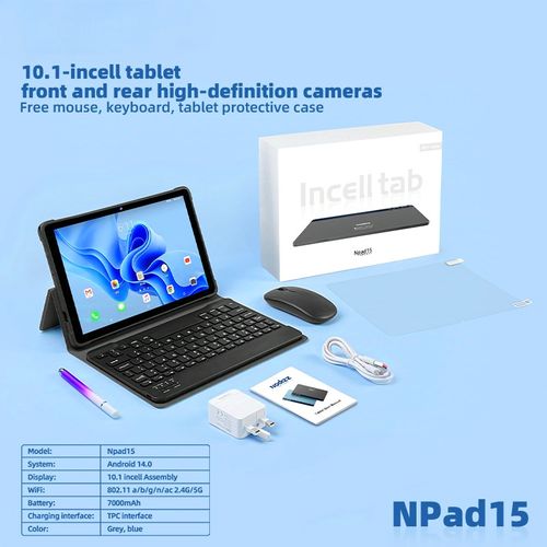 npad15 Android tablet Incell screen 10.1 inch octa-core 2.0GHz call s9+