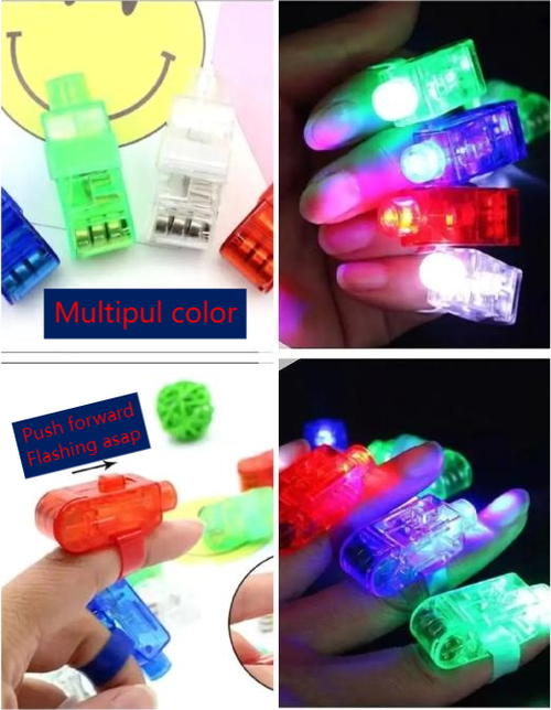 LED Finger Lights Mini Finger Flashlights Light up Ring Sticks Lights for Adults Glow in The Dark Party Favors Birthday Rave Party Supplies