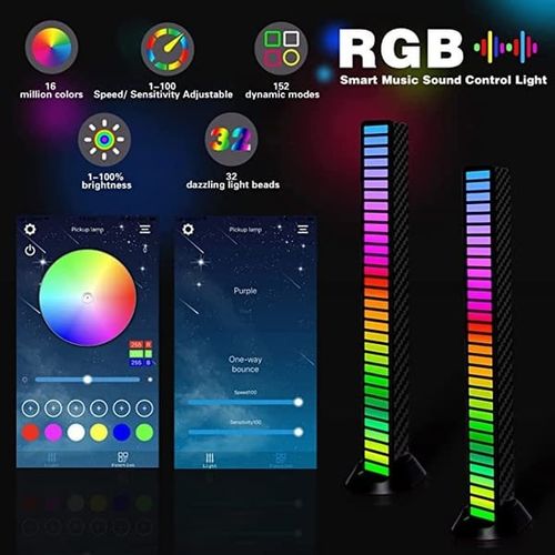 Wireless Sound Activated RGB Light Bar🔥