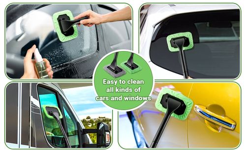 🔥Microfiber Car Windshield Cleaner Tool
