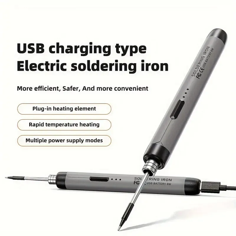 Portable soldering iron rechargeable soldering iron cordless soldering iron kit