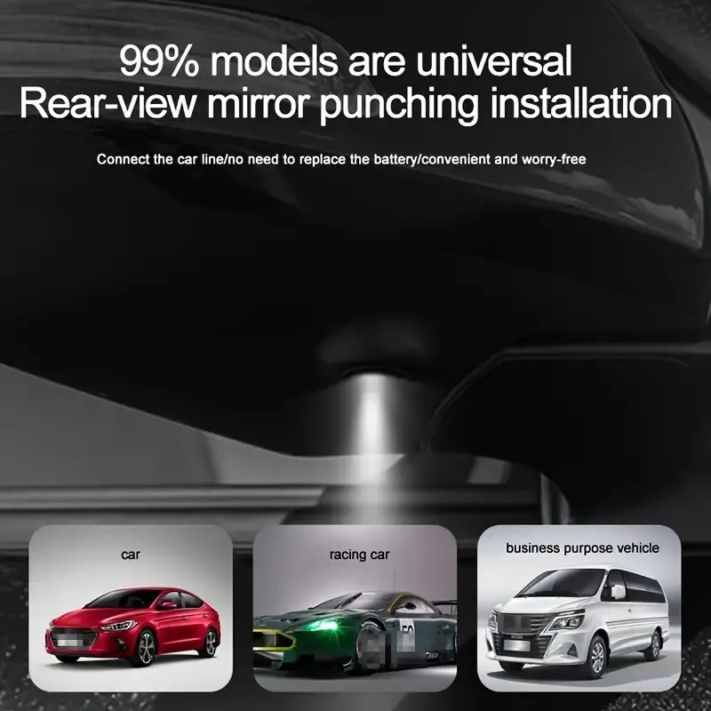 car modified LED Angel Wings warning front welcome Lights