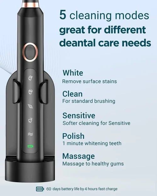 🔥49% OFF 🔥Adult Sonic Electric Toothbrush