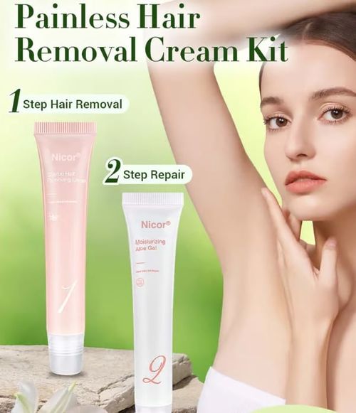 🏆 50K+ SOLD! – Almost Gone🔥✨Hair Removal Cream Kit for Women