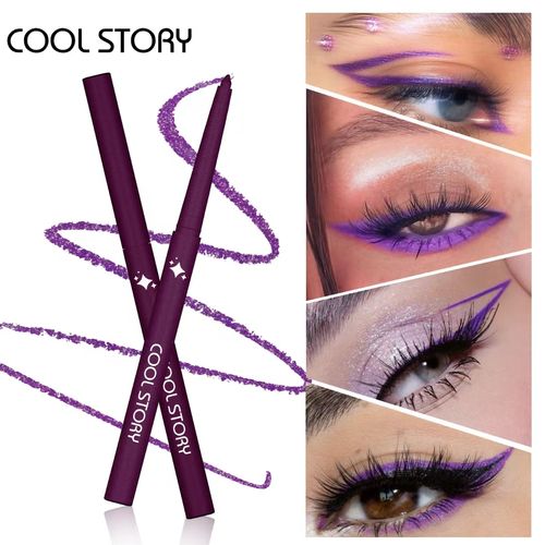 Multicolor Gel Glitter Eyeliner Waterproof Long-Wear Gel Pencil Eyeliner