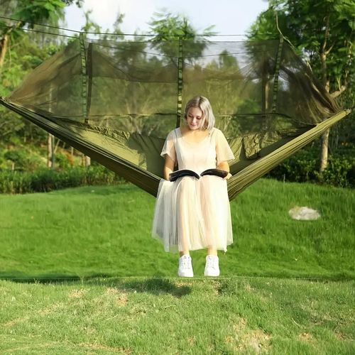 Person Outdoor Hammock with Mosquito Net