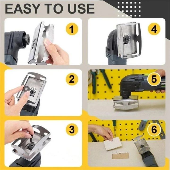 Universal Woodworking Square Opening Tool&Square Slot Knife