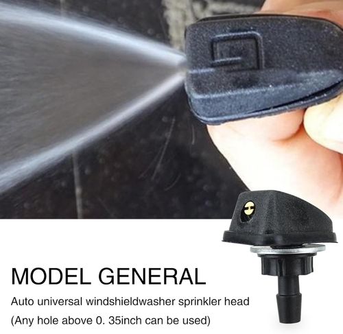 Pack2 Car Front Windshield Washer Automotive Wiper Nozzles