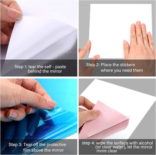 A mirror that won't break-Self Adhesive Mirrors Sheets