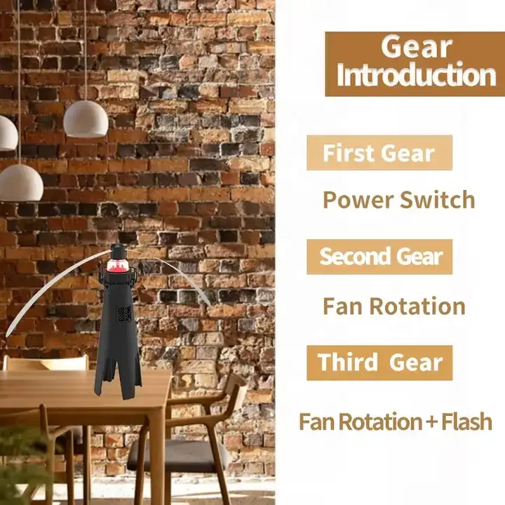 Multi-function Soft Pliable Blades Fly Fan