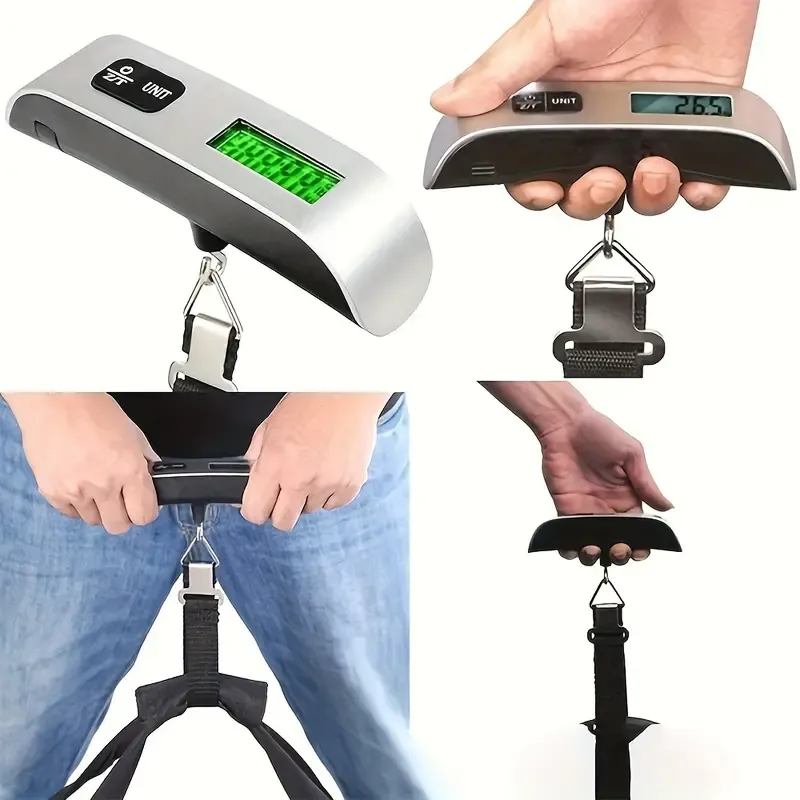 50 kg High Quality Portable LCD Display Hanging Digital Luggage Weighing Scale