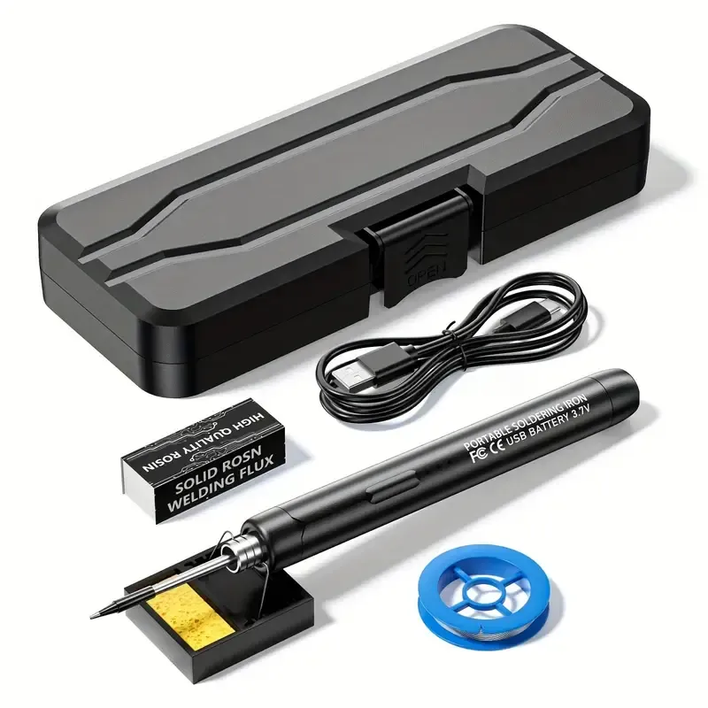 Portable soldering iron rechargeable soldering iron cordless soldering iron kit