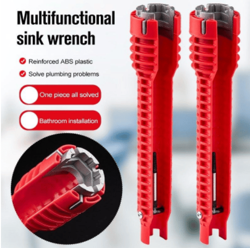 8-in-1 or 14-in-1 Sink Wrench!